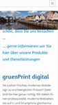 Mobile Screenshot of gruenprint.de
